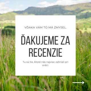 🫶 Vďaka vám to má zmysel. Kosíme, balíme, radíme, testujeme... ale najviac nás teší, keď sa ozvete vy. Vaše slová nás ženú...